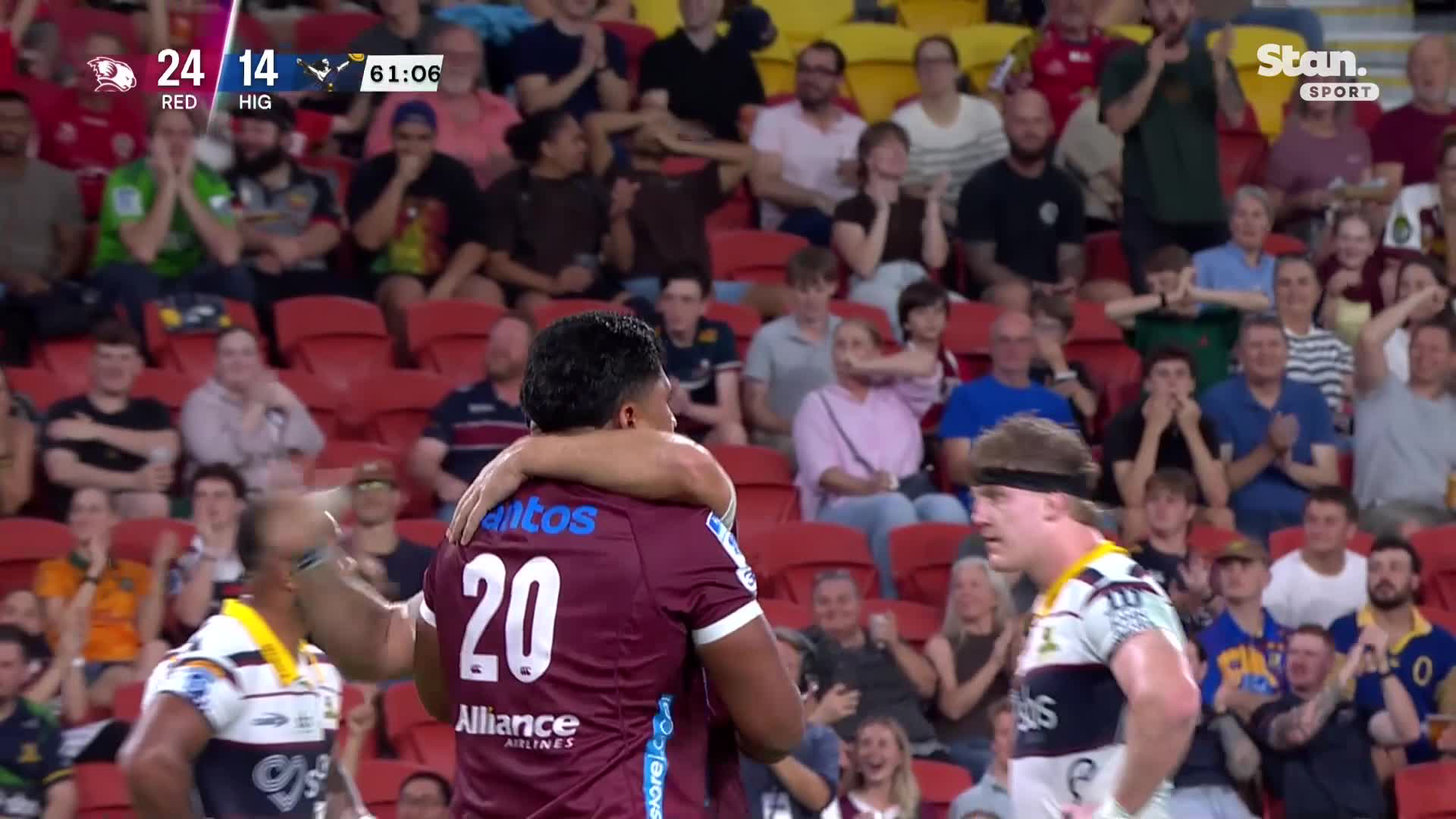 Try | Latu 62' | Queensland Reds vs Highlanders