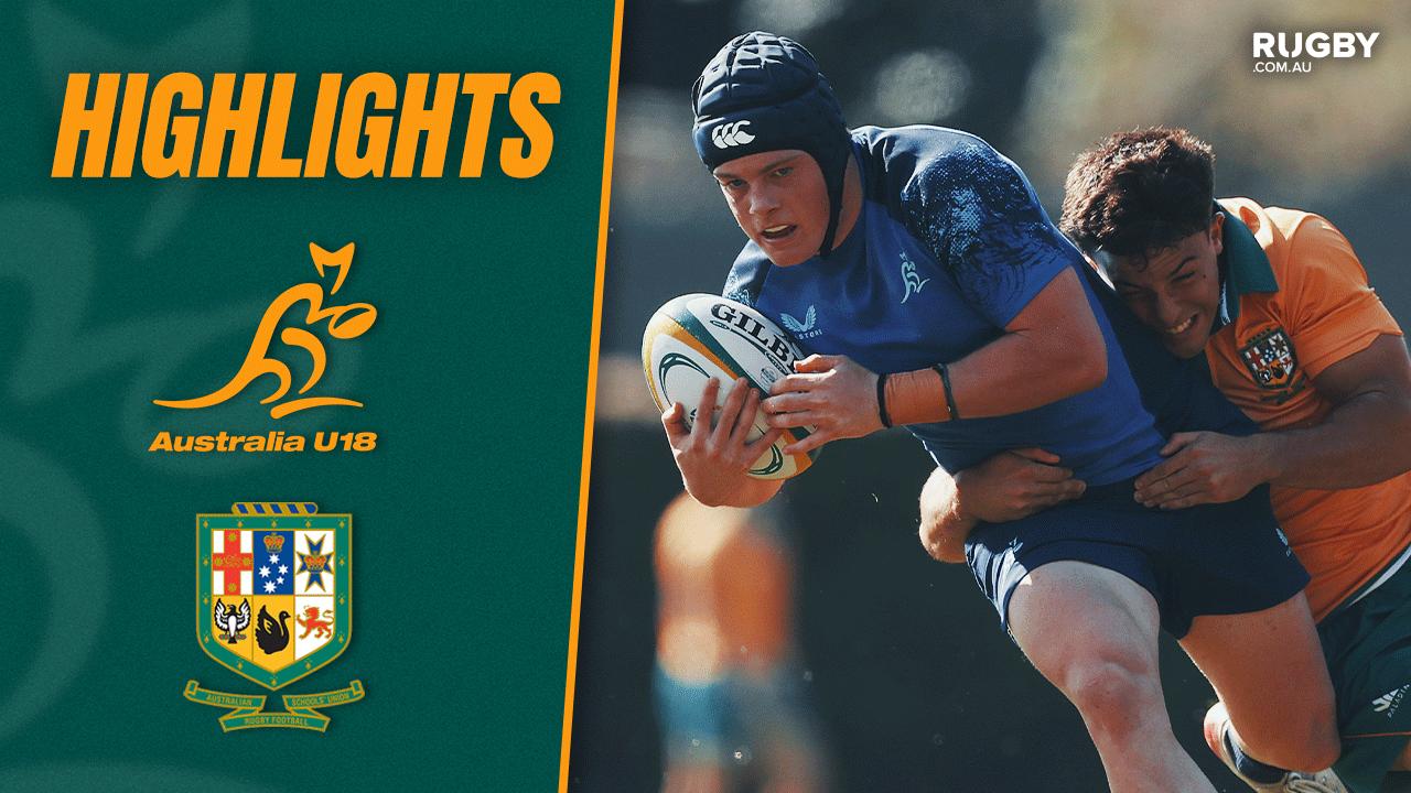 Australia U18 v Australian Schoolboys XV Highlights | 2026