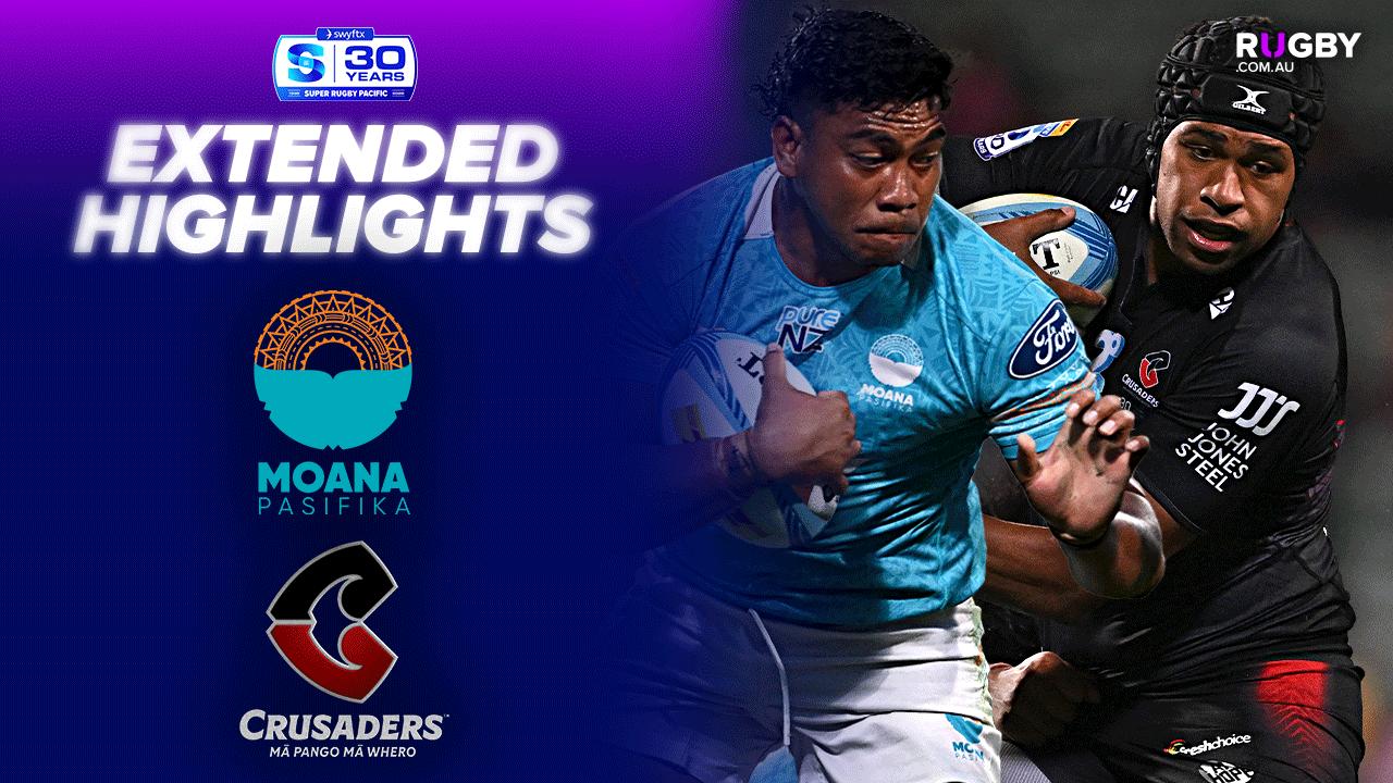 Moana Pasifika v Crusaders Extended Highlights | Round 6 | Super Rugby ...