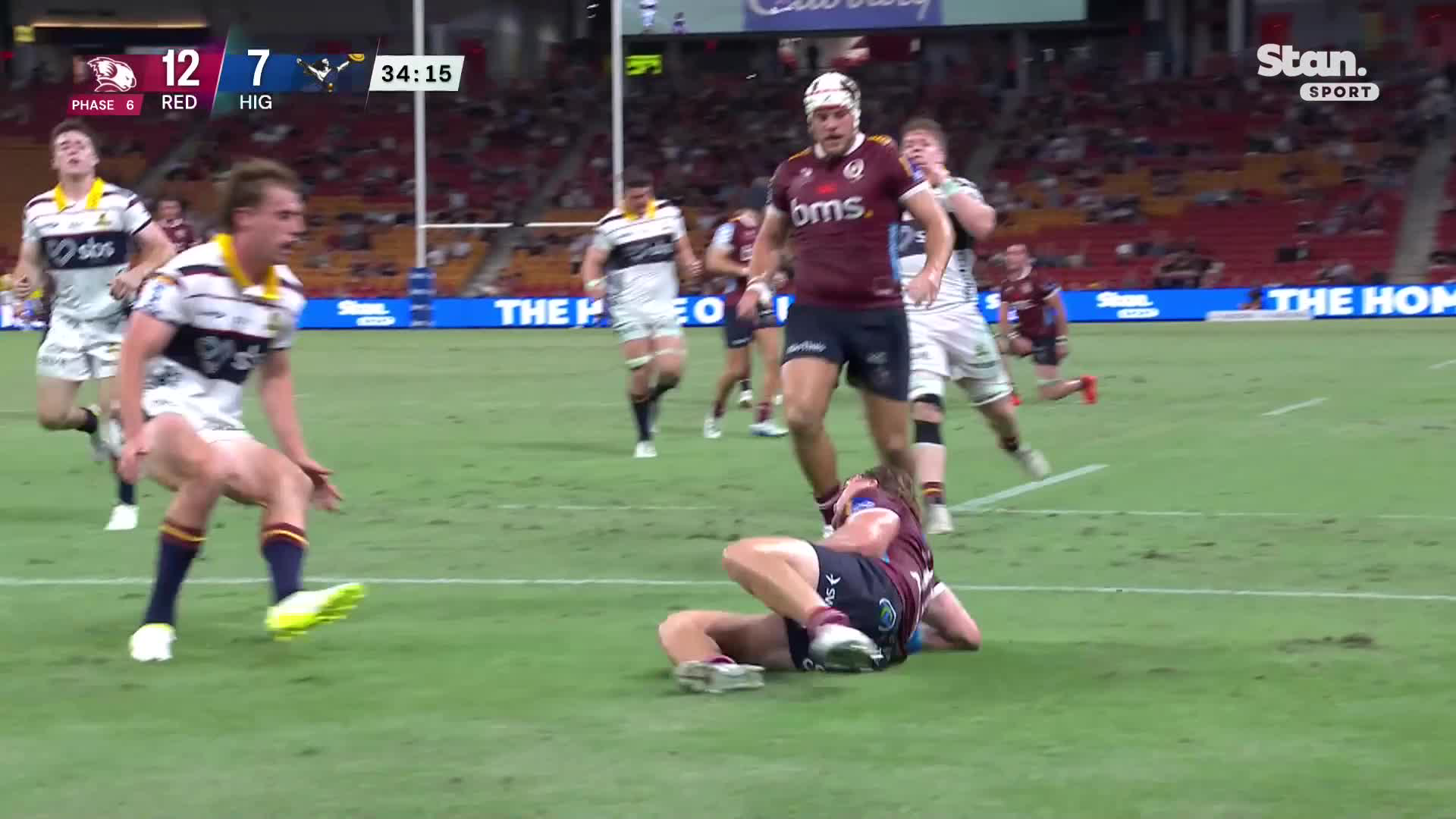 Try | Ryan 35' | Queensland Reds vs Highlanders