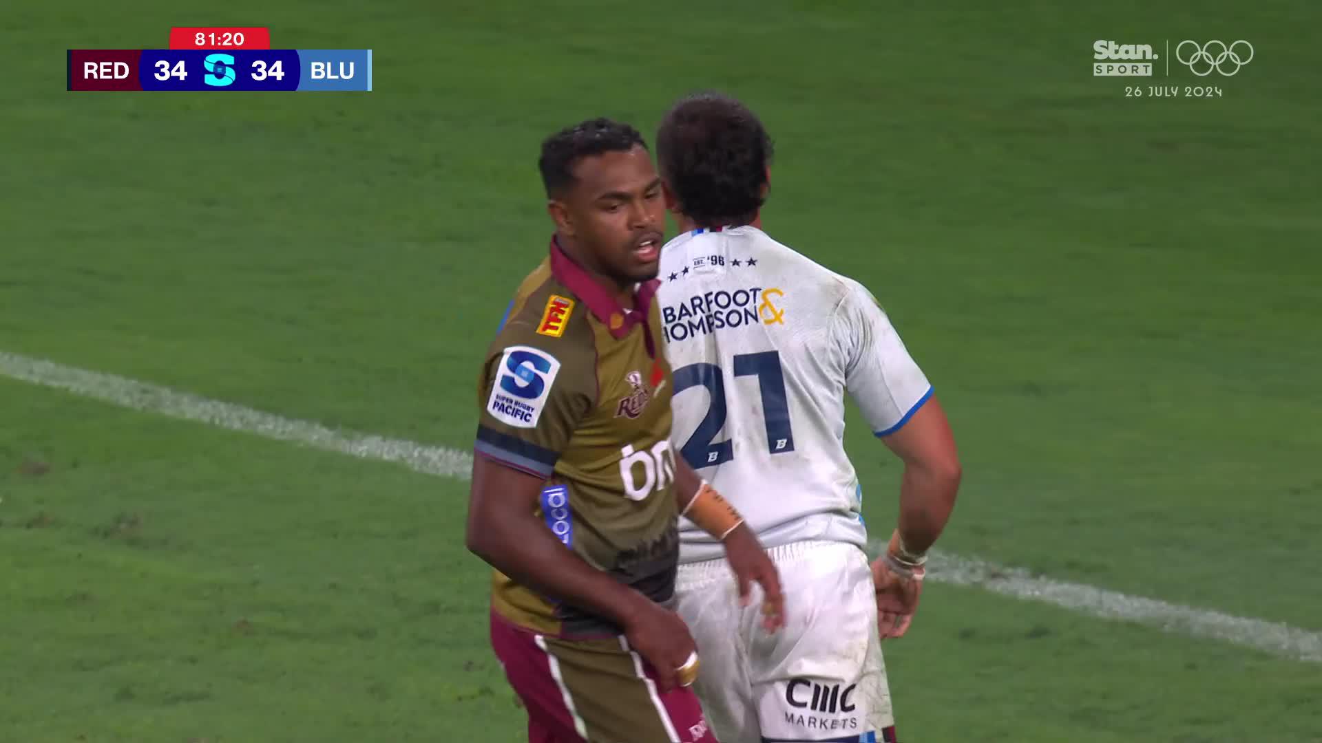 Sam Nock Try v Queensland Reds | SRP 2024