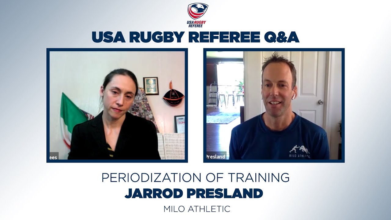 USA Rugby Referee Q&A Periodization of Training