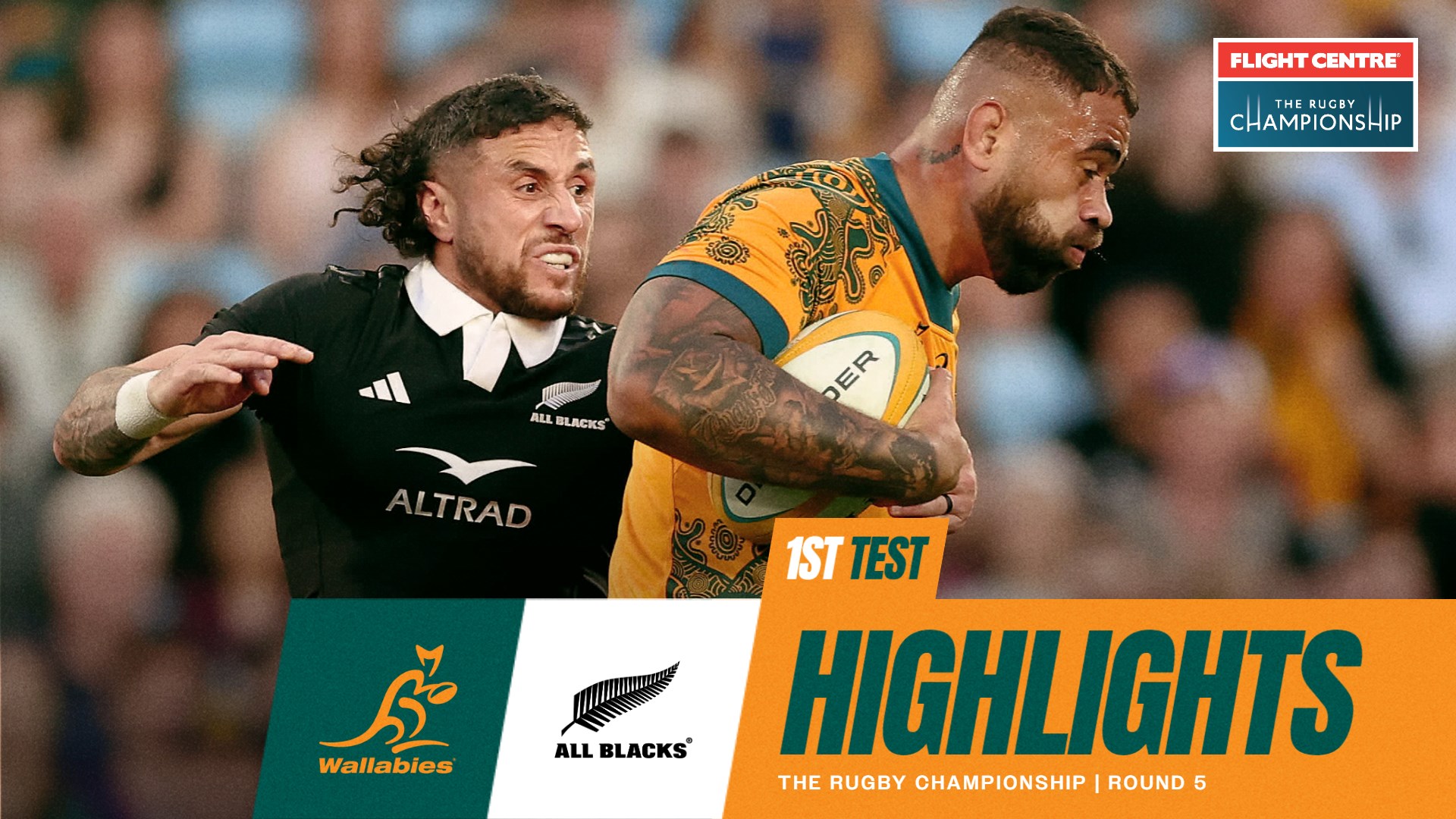 Wallabies V All Blacks Highlights First Test TRC 2024