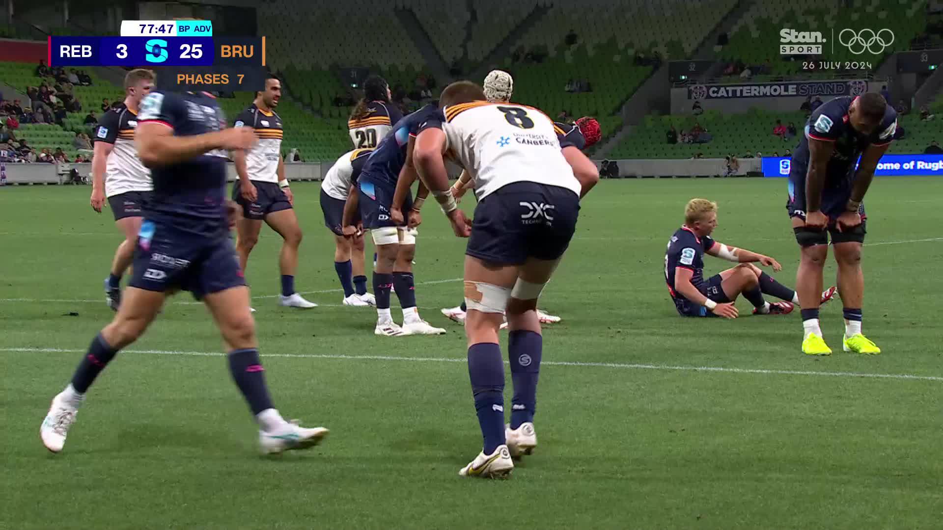 Charlie Cale Try v Melbourne Rebels | SRP 2024