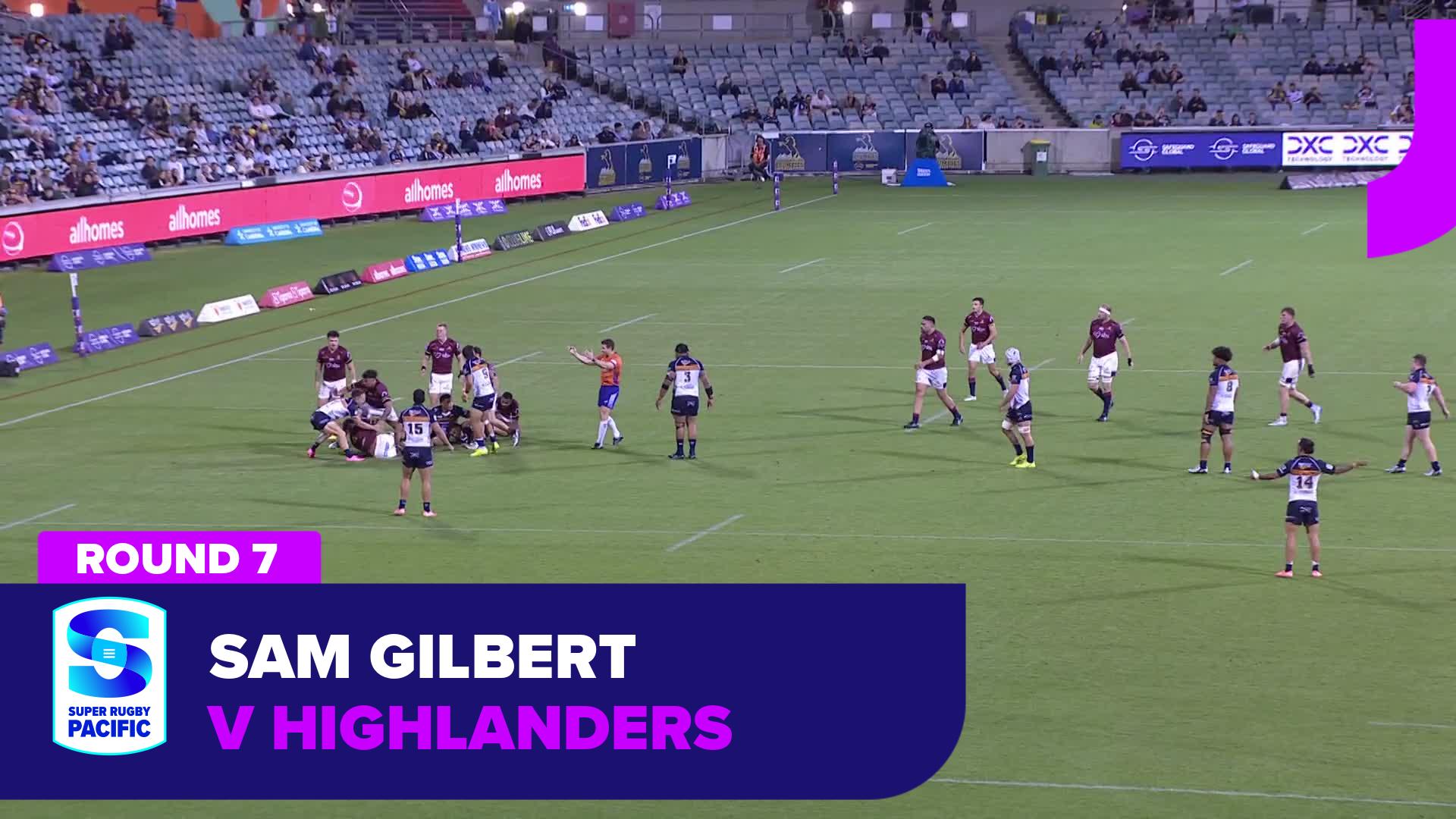 Sam Gilbert Try v Brumbies | SRP 2025