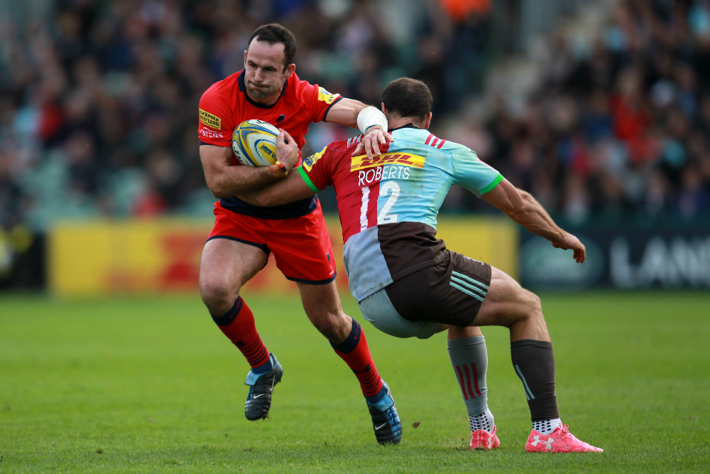Jono Lance couldn't get Worcester over the line against Harlequins. Photo: Getty Images