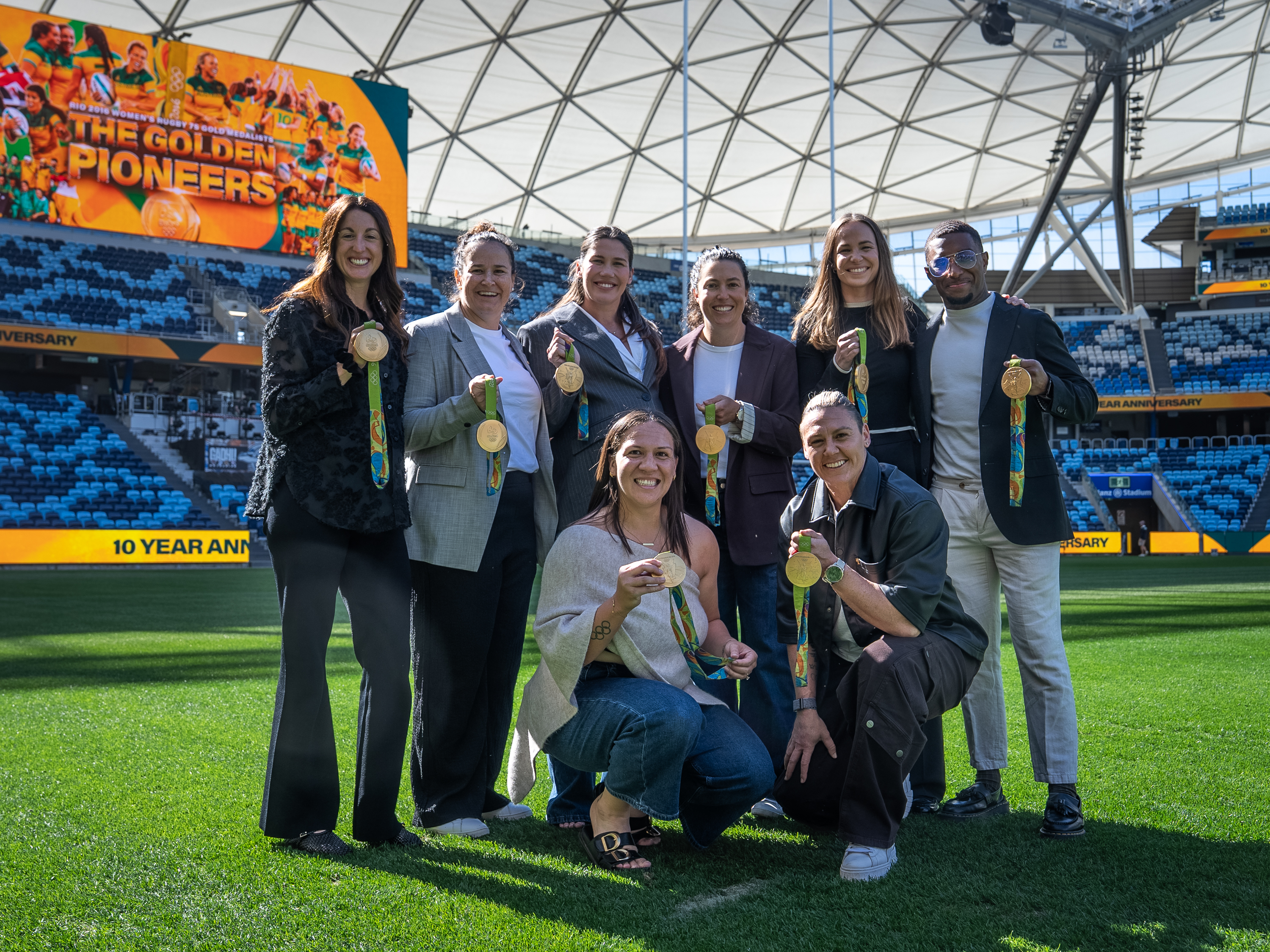Golden pioneers: Rio 2016 squad reunite for decade of celebration