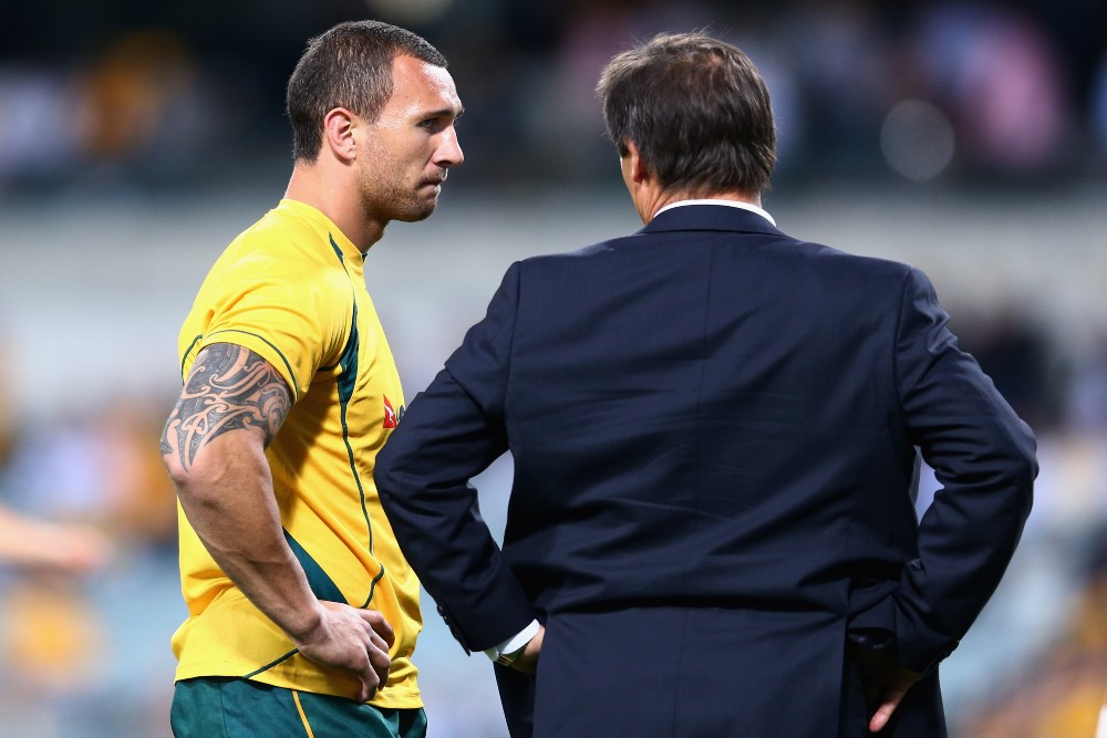 Quade Cooper is set to face off against his old Wallabies coach Robbie Deans. Photo: Getty Images