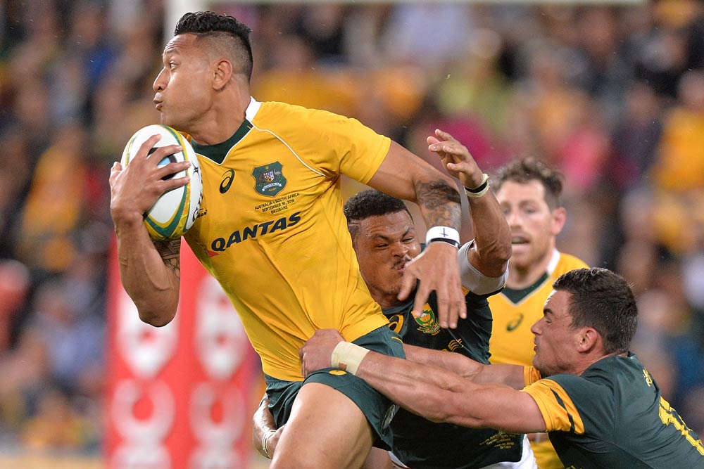 Folau has battled for freedom this season. Photo: Getty IMages