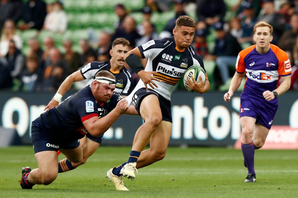 Reesjan Pasitoa is amongst the Super Rugby AU players included in Junior Wallabies camp. Photo: Getty Images
