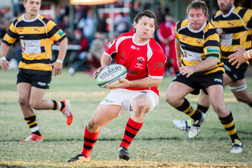 Narromine scrum half Ryan Pratten during Saturday’s clash. Photo: RUGBY.com.au/Stuart Walmsley