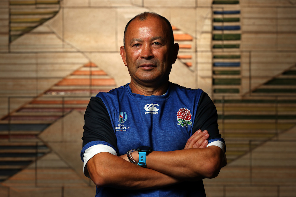 Eddie Jones ahead of the Rugby World Cup final in Tokyo. Photo: Getty Images