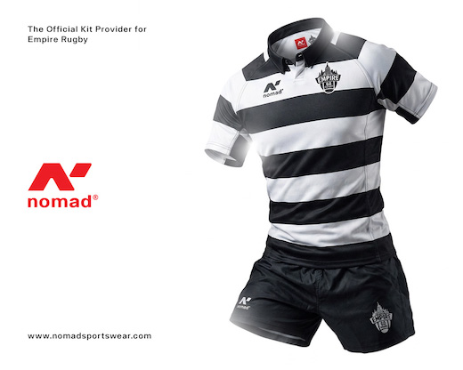 Empire Rugby Names Nomad as Official Kit Provider