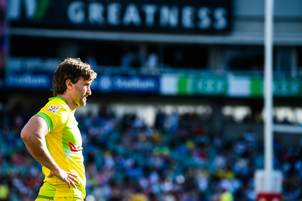 Lewis Holland will lead Australia's push for gold in April. Photo: RUGBY.com.au/Stuart Walmsley