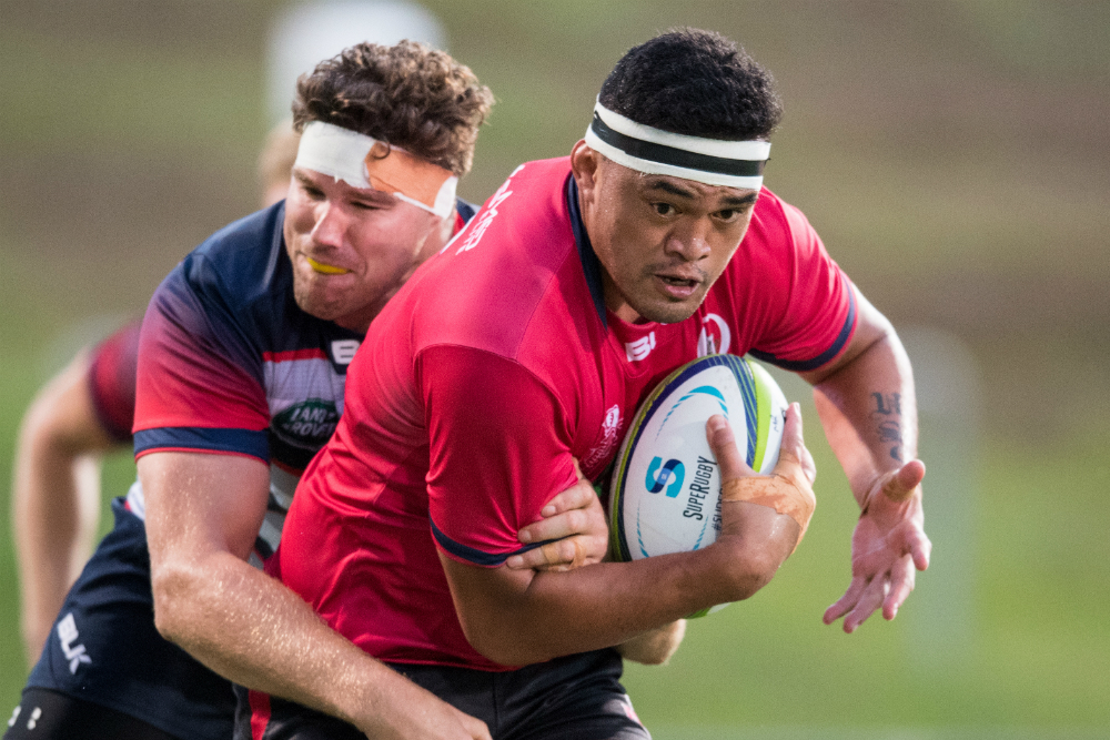 Hendrik Tui was impressive for the Reds tonight. Photo: rugby.com.au/Stuart Walmsley