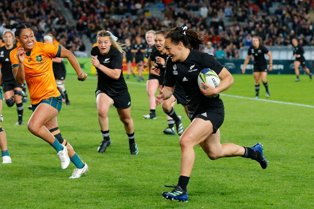 Portia Woodman hat-trick inspires Black Ferns comeback against Australia