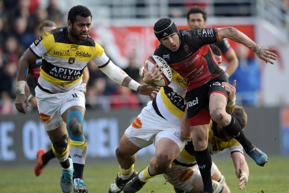 Matt Giteau was back in full flight against La Rochelle. Photo: AFP