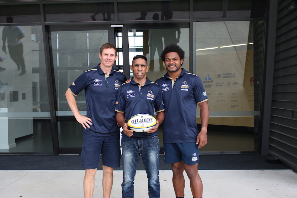 Stephen Larkham and Andrew Walker have been named as wildcards for the tournament. Photo: ACT Brumbies media unit.