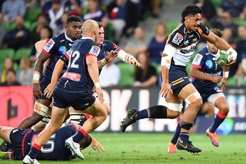 Being able to bring Pete Samu off the bench shows the depth of the Brumbies' squad. Photo: Getty Images
