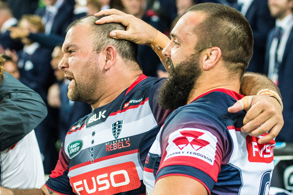 Laurie Weeks was all smiles after a win in his 100th. Photo: RUGBY.com.au/Stuart Walmsley