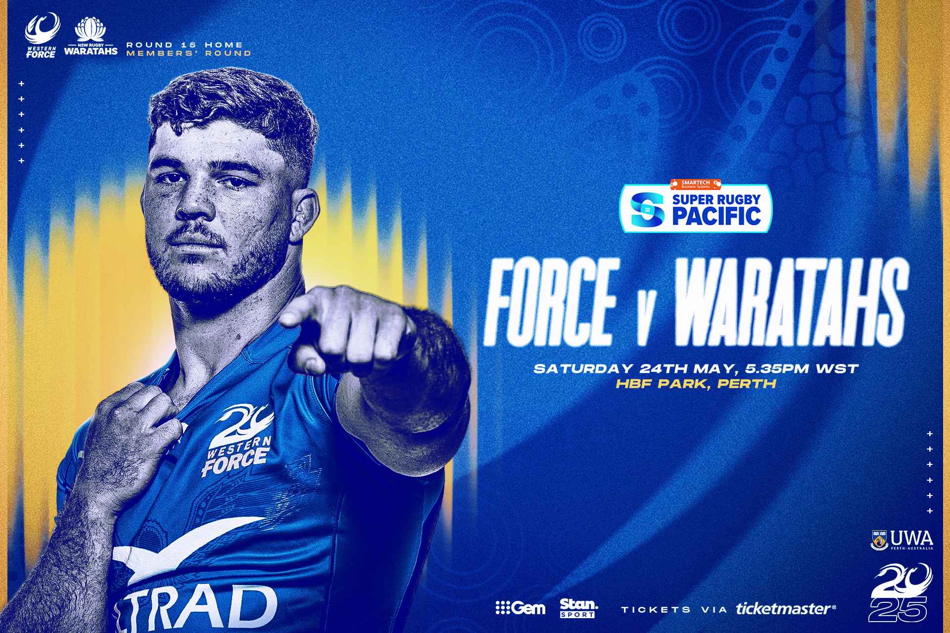 Force welcome back stars for Members' Round against Waratahs