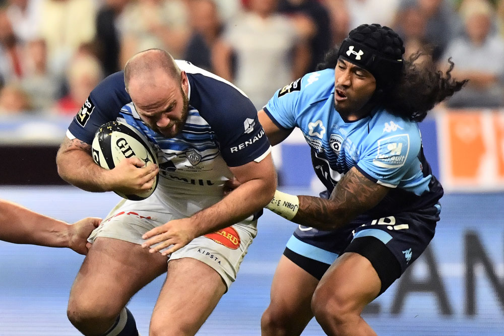 Joe Tomane in action for Montpellier in the Top 14 final. Photo: AFP