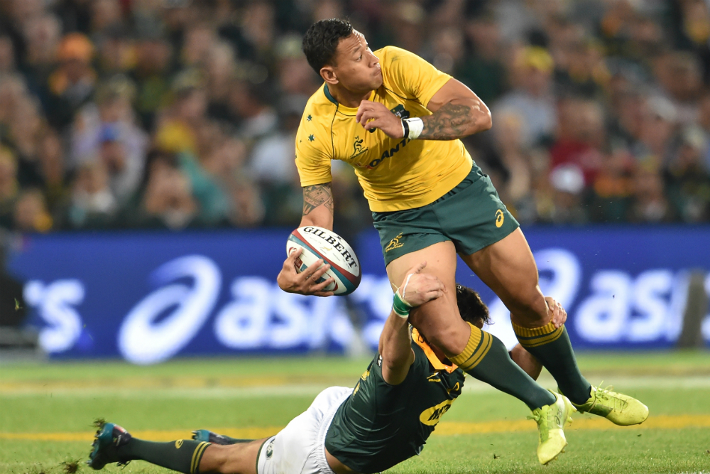 Israel Folau was involved in a controversial moment of his own. Photo: Getty Images