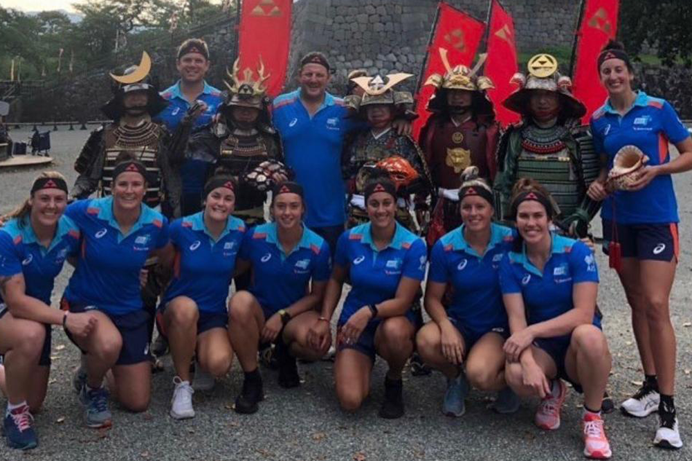Australia's women's sevens are in Odawara. Photo: Supplied