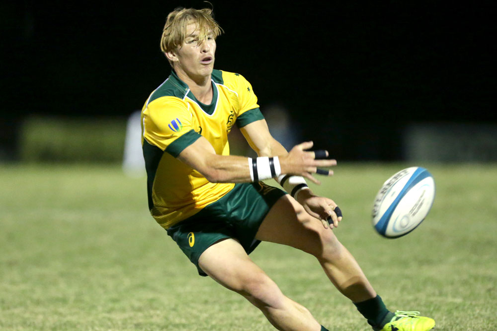 Tate McDermott will captain the Junior Wallabies on Tuesday night. Photo: Sportography