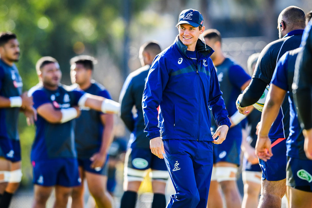 Stephen Larkham and the Wallabies have queried Ireland's tactics. Photo: RUGBY.com.au/Stuart Walmsley