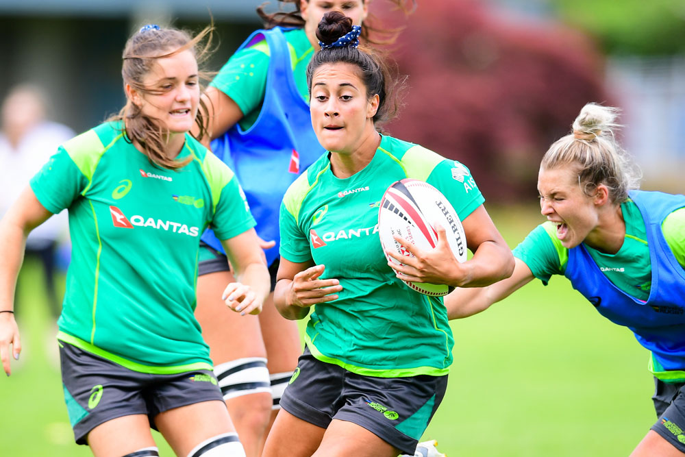 Yasmin Meakes is another of Australia's rooke Sevens players. Photo: RUGBY.com.au/Stuart Walmsley