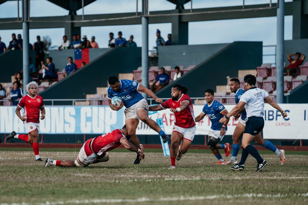 Samoa post six-try win over Tonga in Pacific Nations Cup