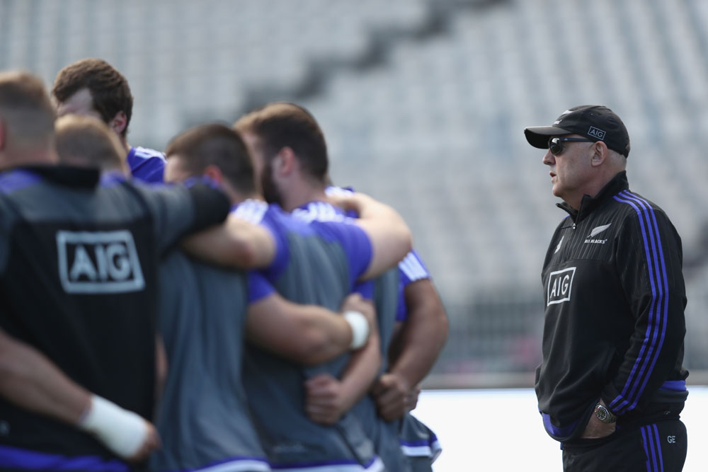 The All Blacks were focused at their captain's run. Photo: Getty Images