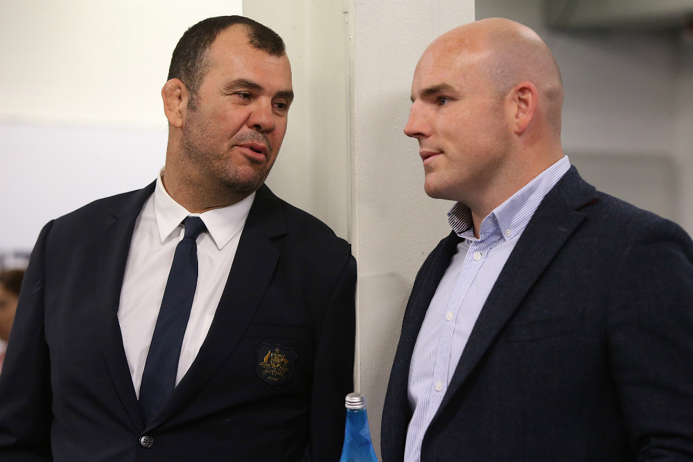 Michael Cheika says there are no hard feeling between the Wallabies and Brumbies. Photo: Getty Images