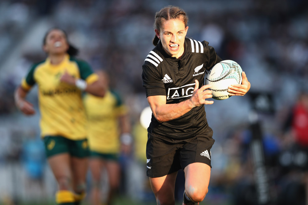 Selica Winiata had four tries for the Black Ferns. Photo: Getty Images