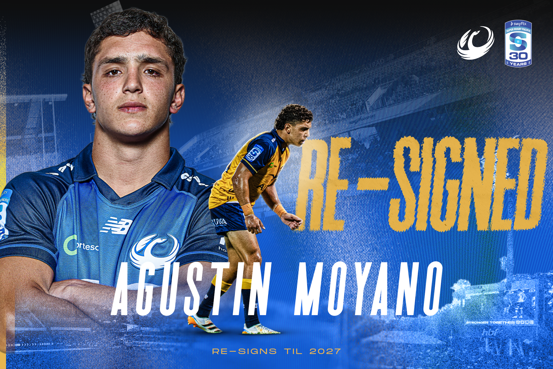 Force re-signs 'lightning quick' Los Pumas half-back Moyano