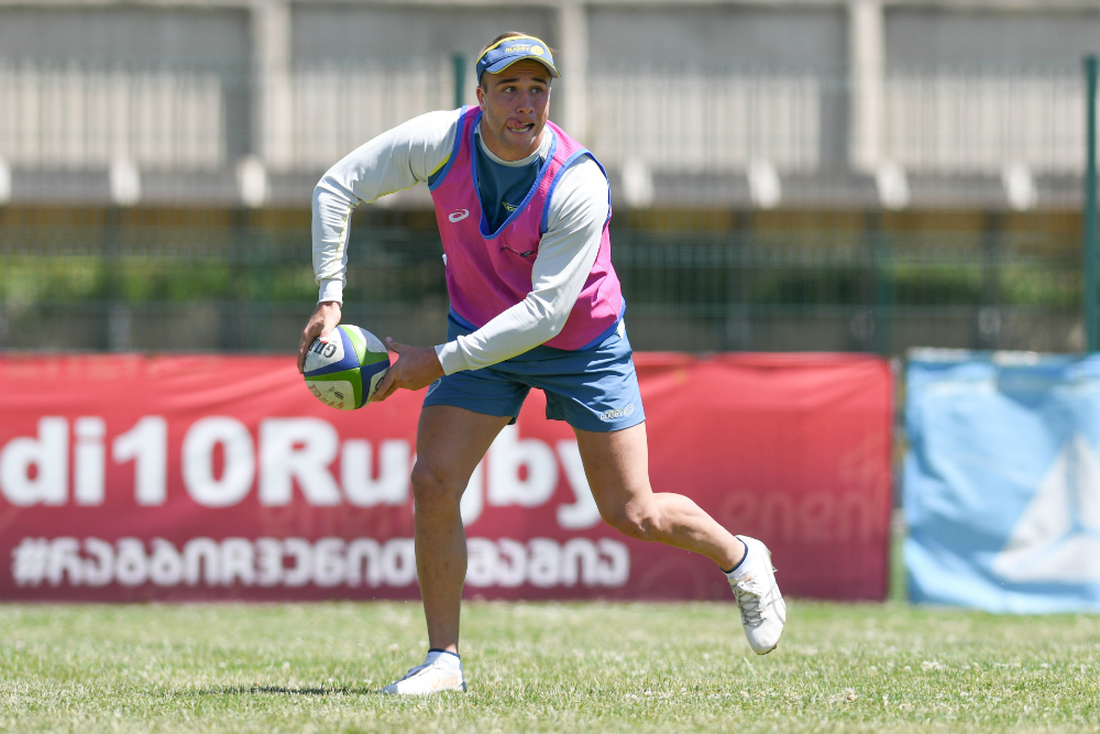 Stewart has controlled the Australian attack with a cool head. Photo: ARU Media/Levan Verdzeuli