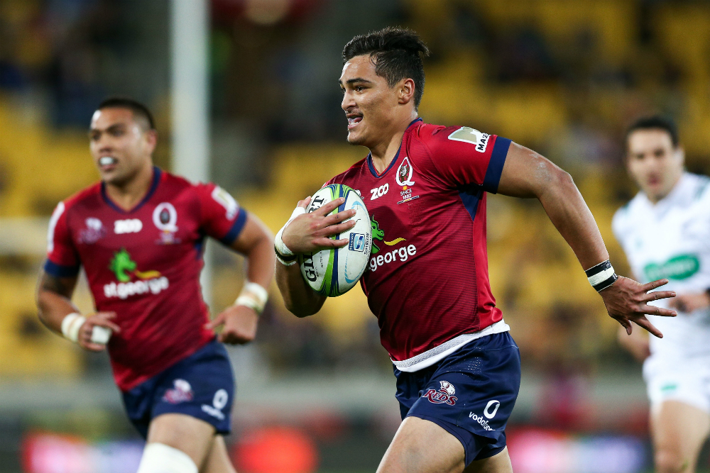 Petaia starred in his first Super Rugby season. Photo: Getty Images