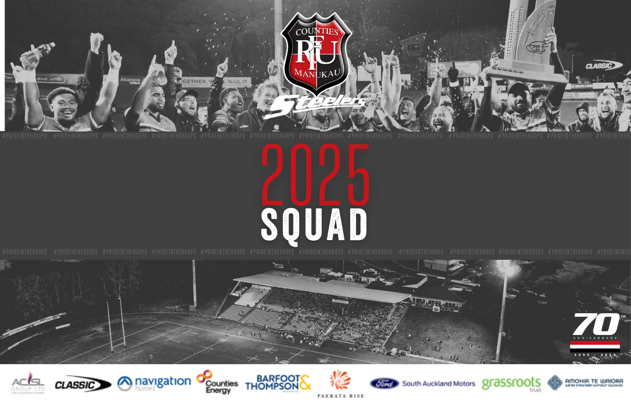 2025 Counties Manukau Steelers Squad Confirmed
