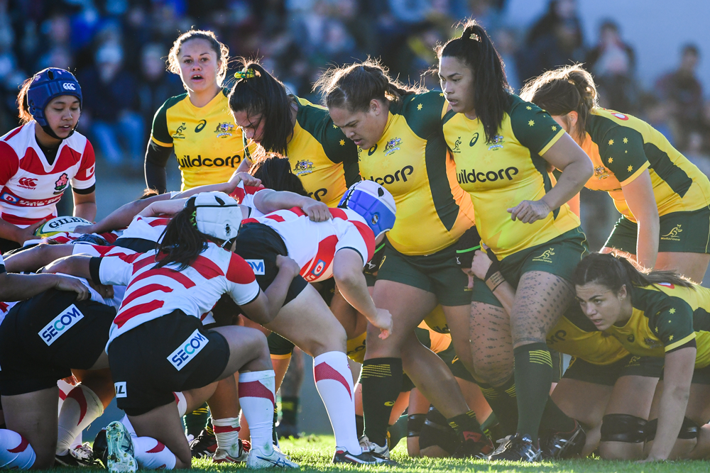 The Wallaroos will be wanting to pack a punch in their forward pack against New Zealand. Photo: RUGBY.com.au/Stuart Walmsley