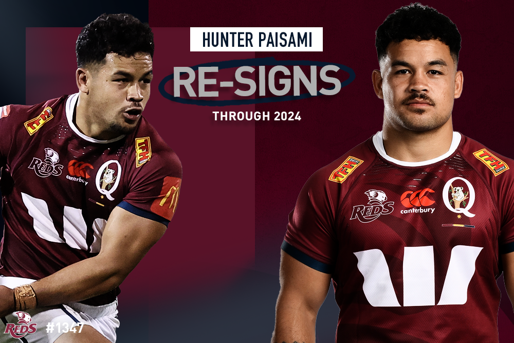 Hunter Paisami resigns with Queensland and Australian Rugby through 2024
