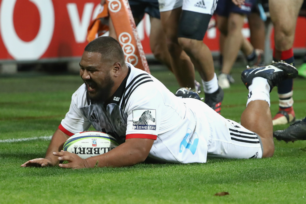 Andrew Makalio and the Crusaders had things all their own way in Melbourne. Photo: Getty Images
