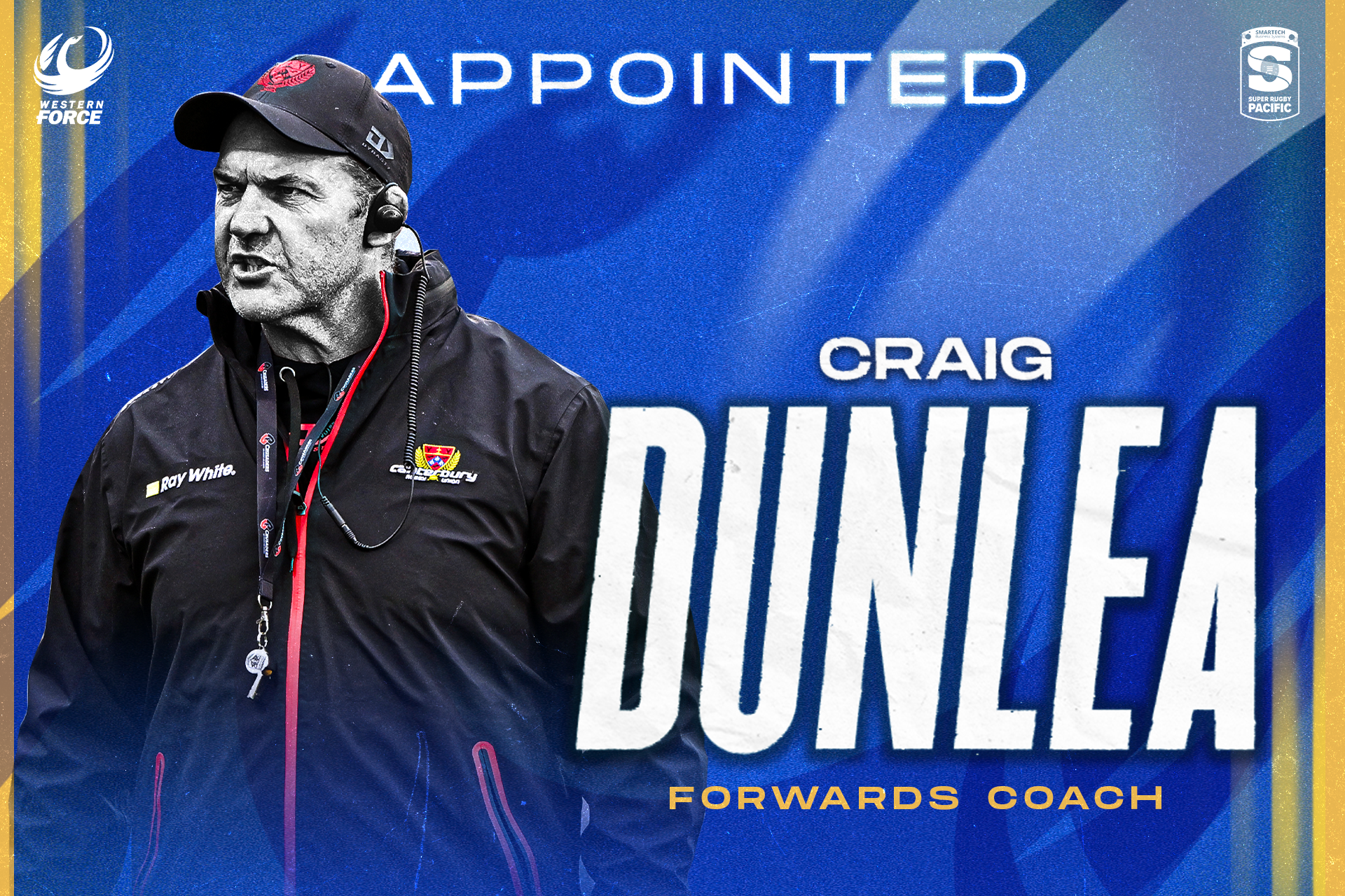 Force secure NZ U20s assistant Dunlea as new forwards coach