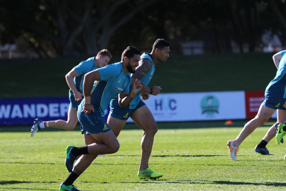 Cheika has put the Wallabies through their paces in Newcastle this week. Photo: ARU Media