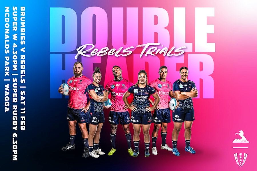 Melbourne Rebels confirm squads for Brumbies trials