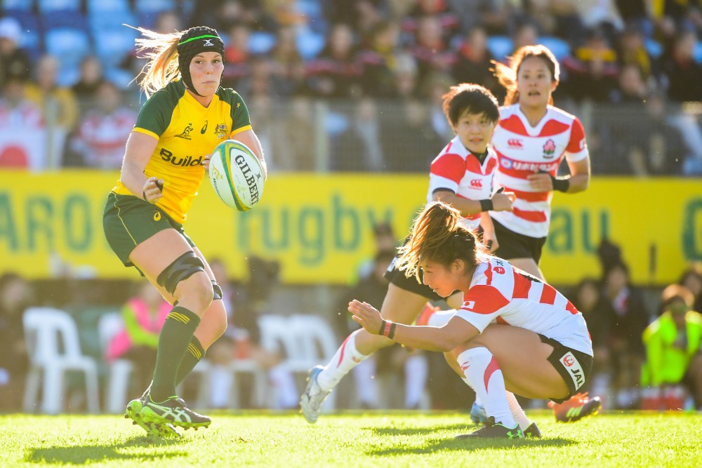 Backrower Emily Chancellor was a standout for the Wallaroos. Photo: RUGBY.com.au/Stuart Walmsley