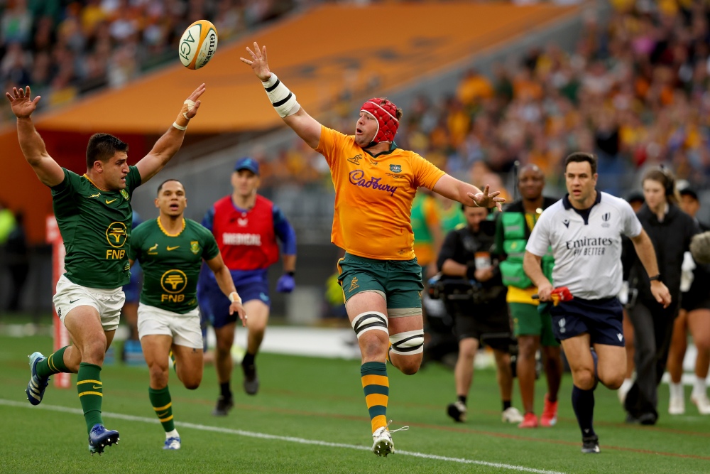 Wallabies and Springboks Locked in 17-All Battle During Perth Test