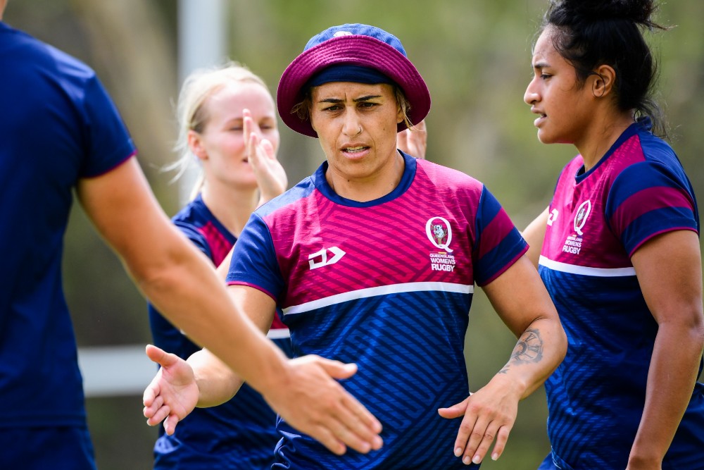 Lavinia Gould wants to be a role model not only for the younger Queensland women's players but her two daughters. Photo: RUGBY.com.au/Stuart Walmsley