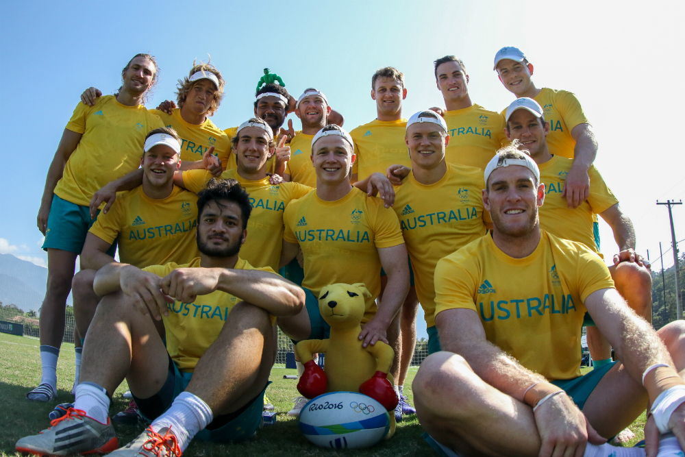 The Men primed after a week in camp in Brazil. Photo: ARU Media
