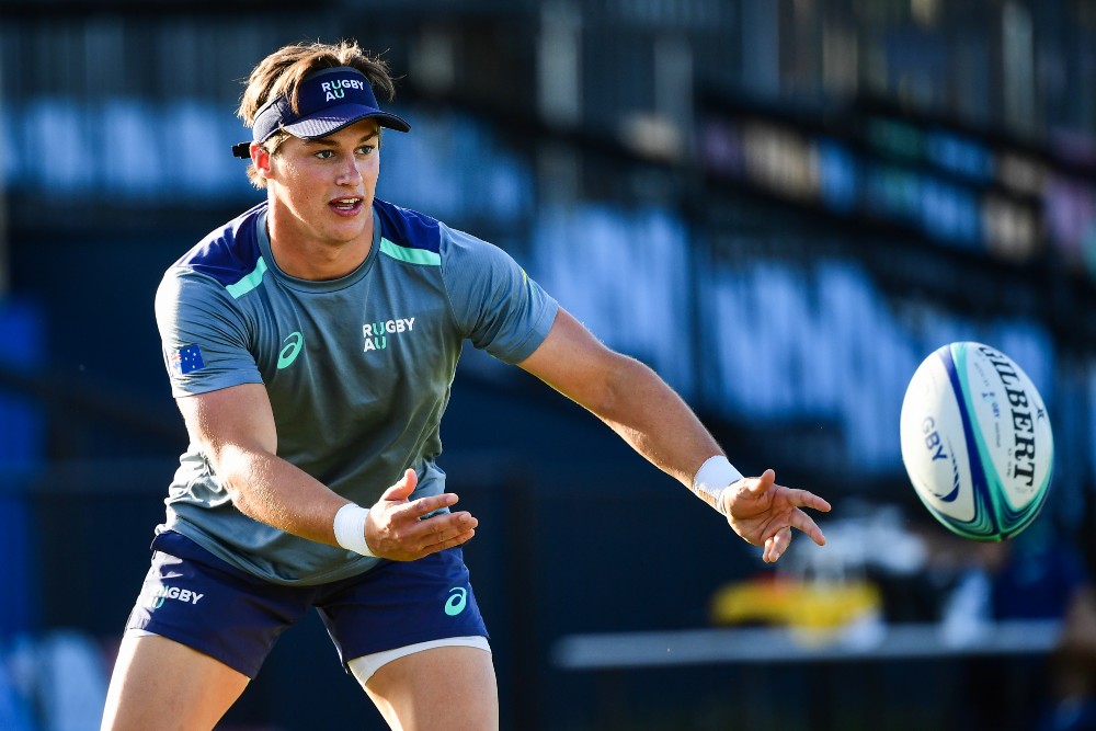 Michael McDonald has been named as scrumhalf and captain for the Junior Wallabies' clash against Fiji. Photo: Rugby AU Media/Stuart Walmsley